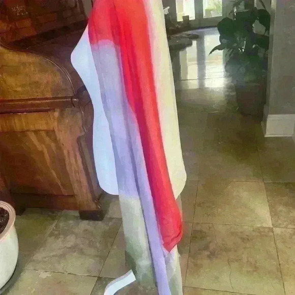 Lands End ladies scarf NWT beautiful colors! Can wear many ways. - Picture 13 of 14